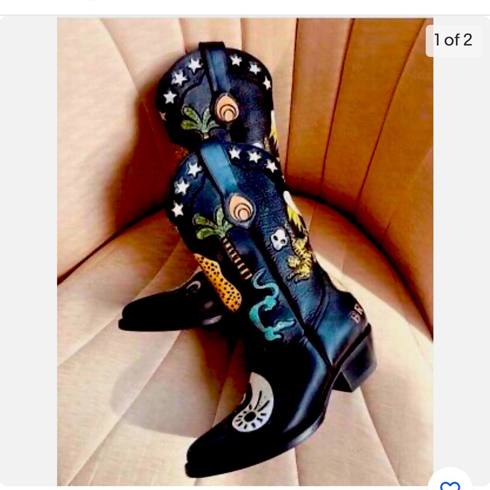YIN YANG DOODLE BOOTS - Brother Vellies